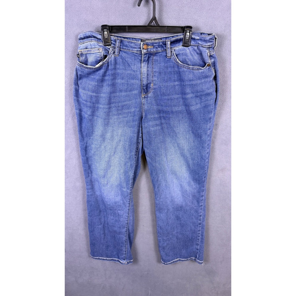 Judy Blue Jeans Women 11/30 Blue JB8602 MD High Rise Straight Leg Denim